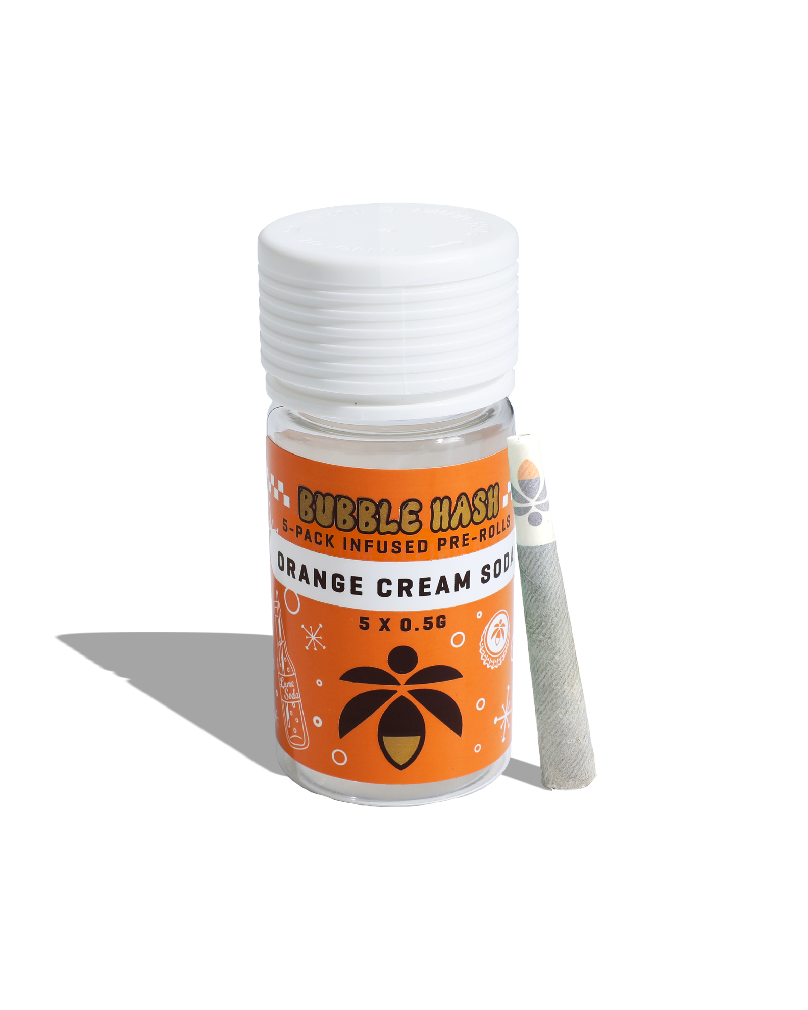 Orange Cream Soda Bubble Hash Infused Preroll 5-pack, 1 of 1