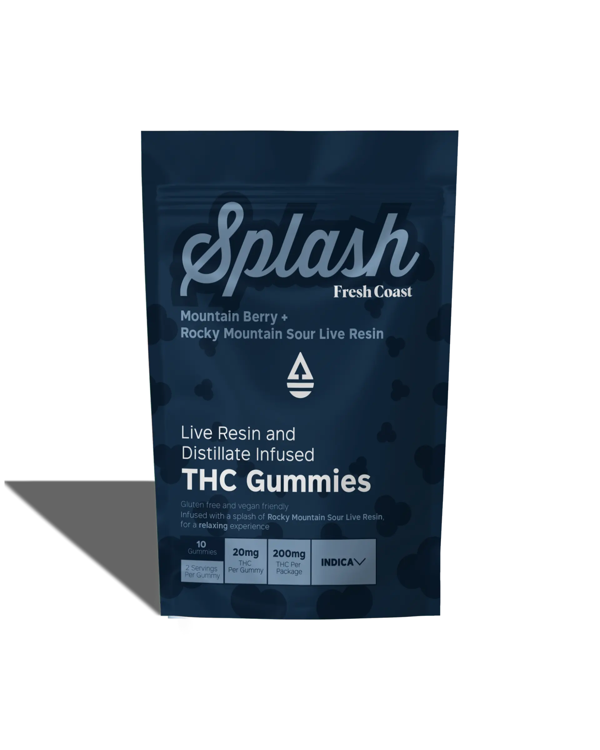 Mountain Berry + Rocky Mountain Sour Live Resin Infused Gummies 10x20mg
