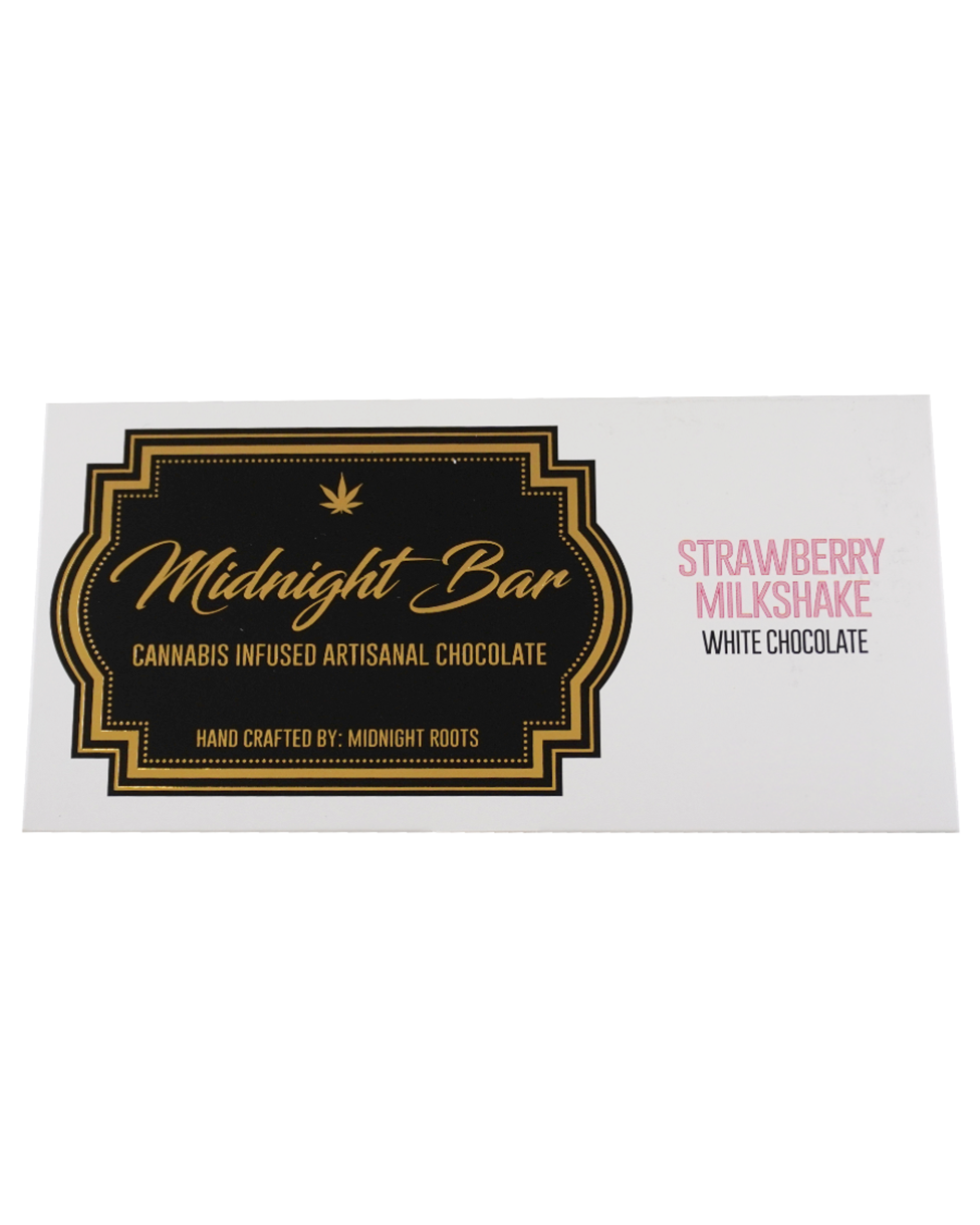 Strawberry Milkshake Chocolate Bar 100mg