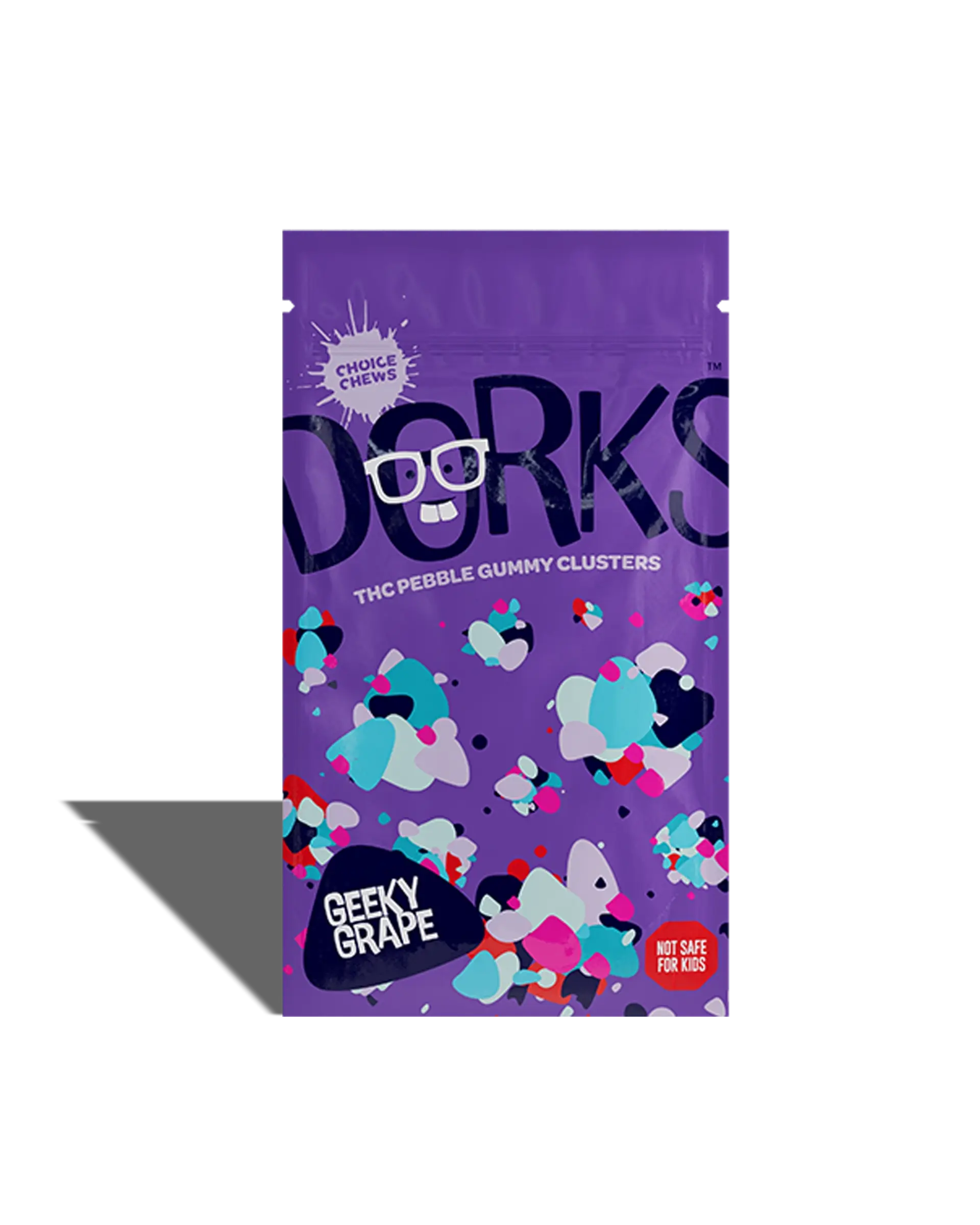 Dorks Geeky Grape Gummies 10x20mg