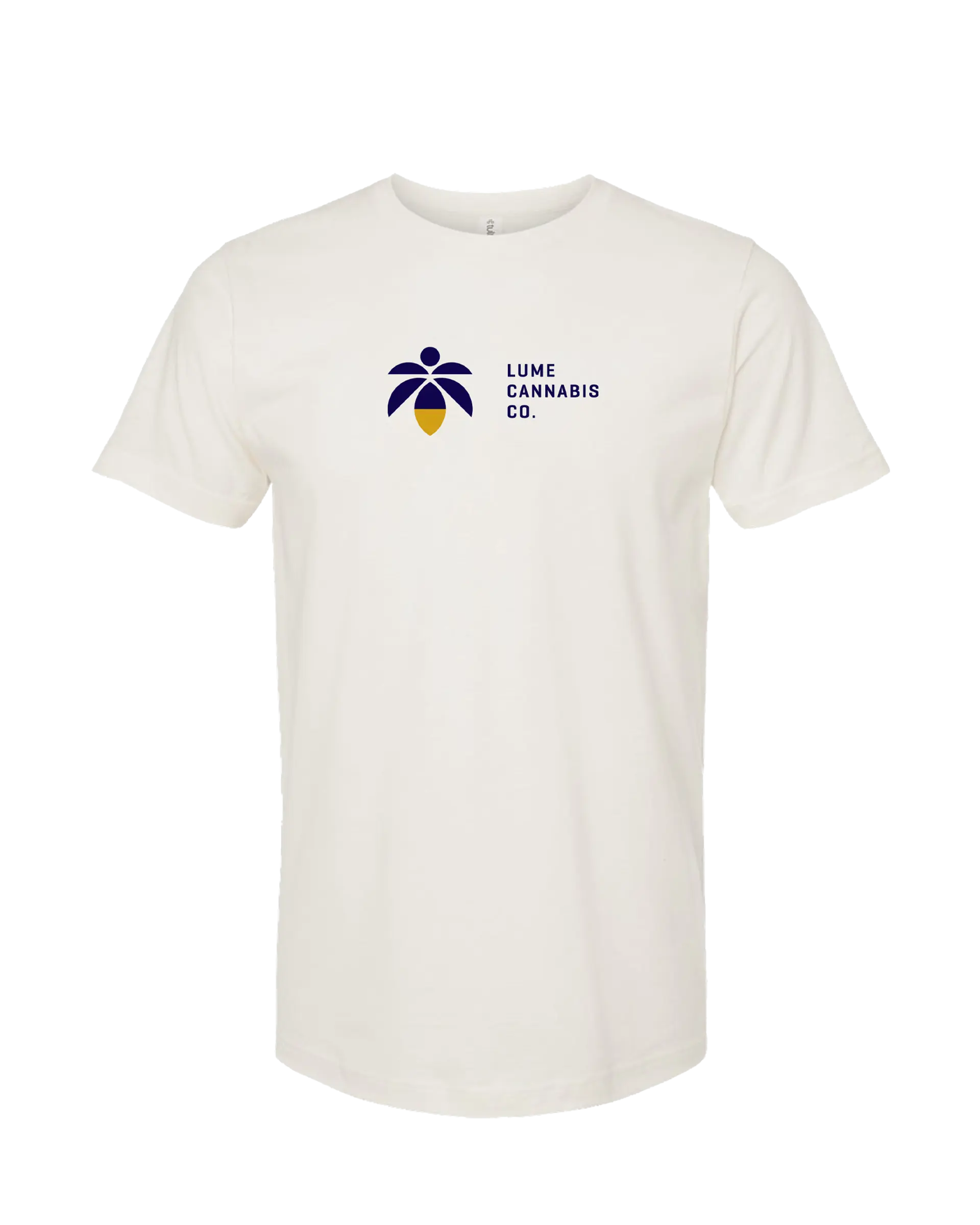 Lume Cannabis Stacked Tshirt - White (M)