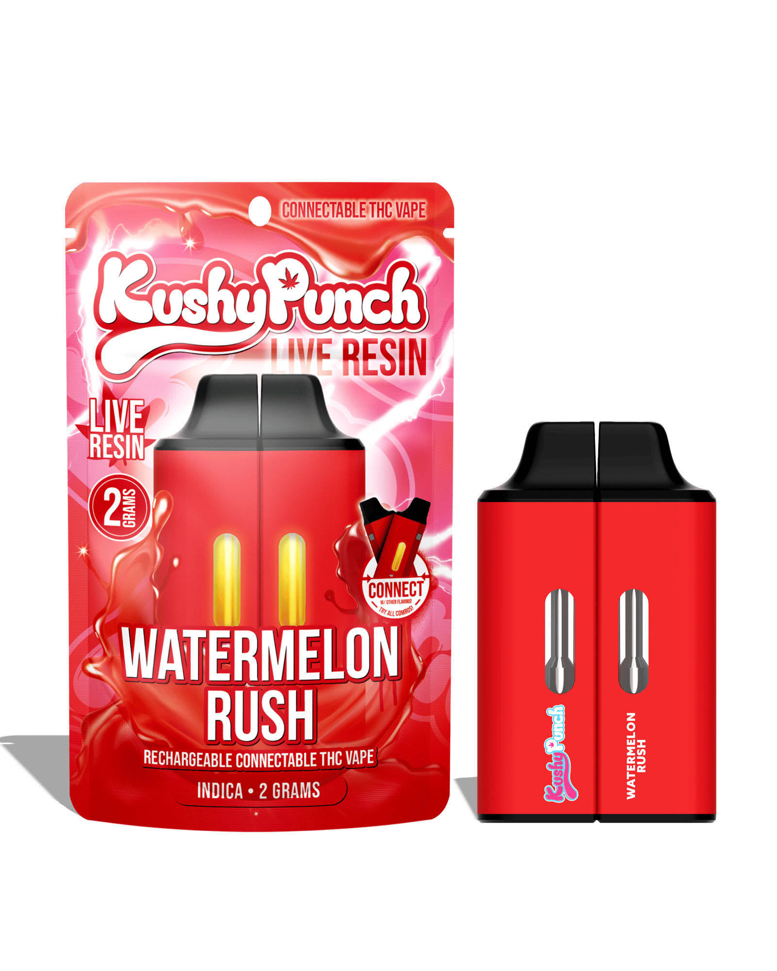 Watermelon Rush Click Live Resin Disposable Cart 2g