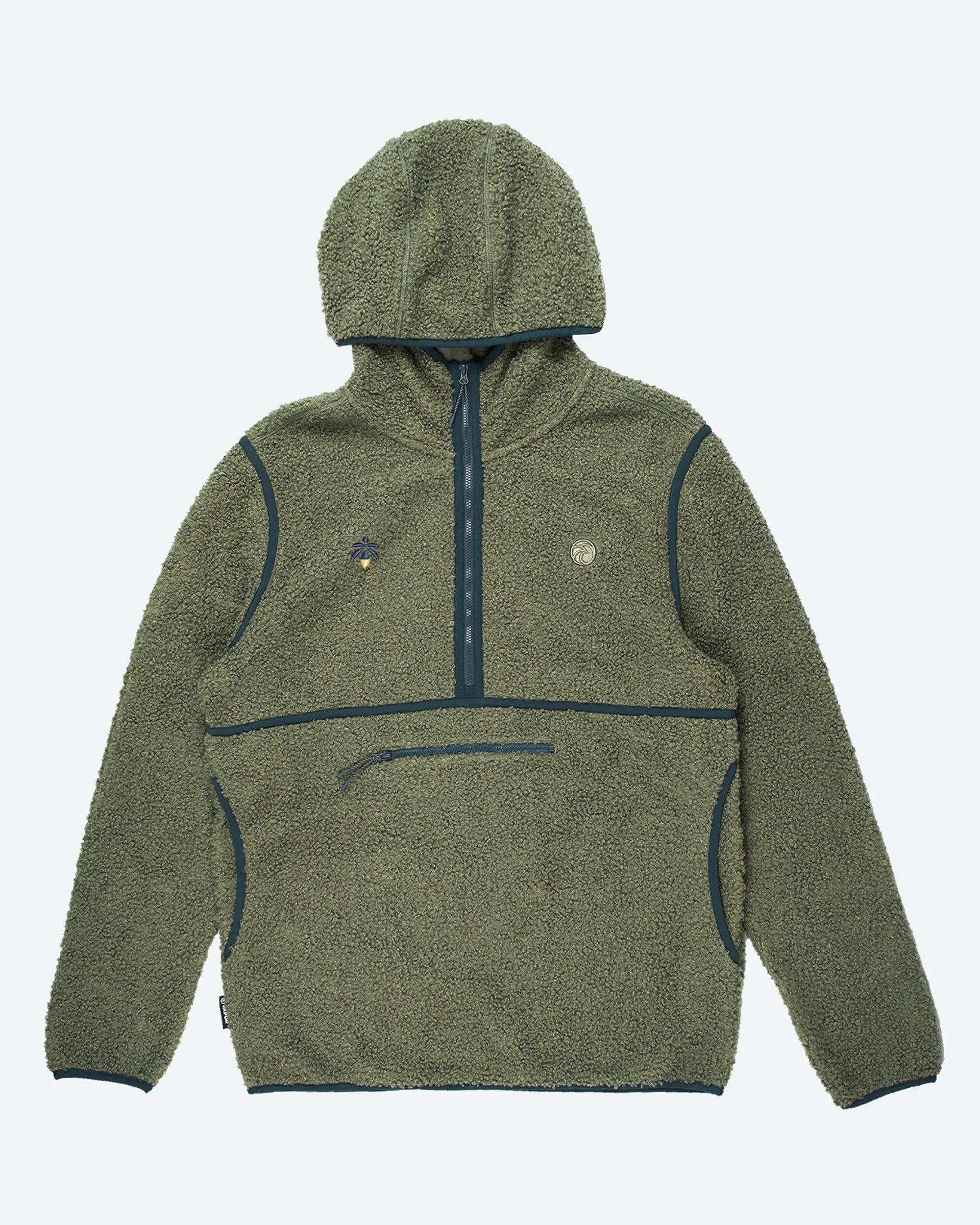 Lume Firefly Men's Sherpa Hoodie - Olive (XL)