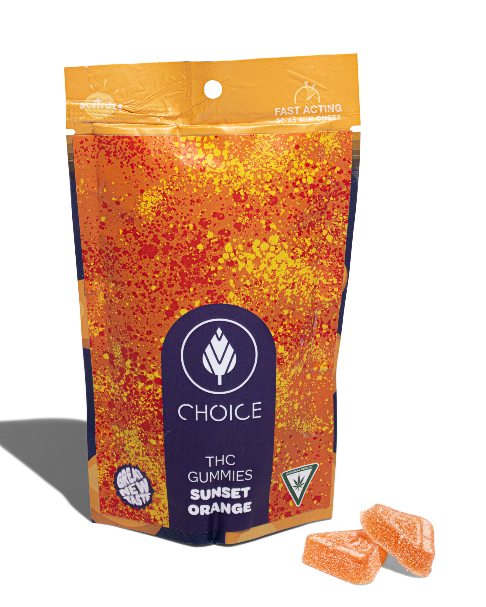 Sunset Orange Soft Chew 10x10mg, 2 of 3