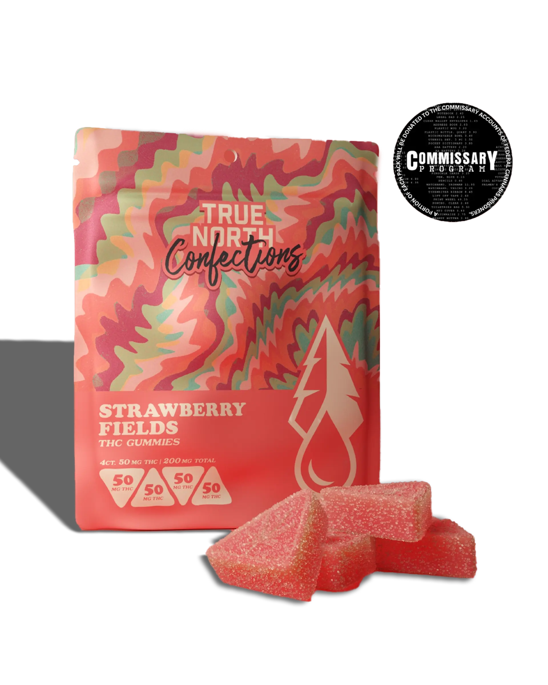 Strawberry Fields Gummies 4x50mg