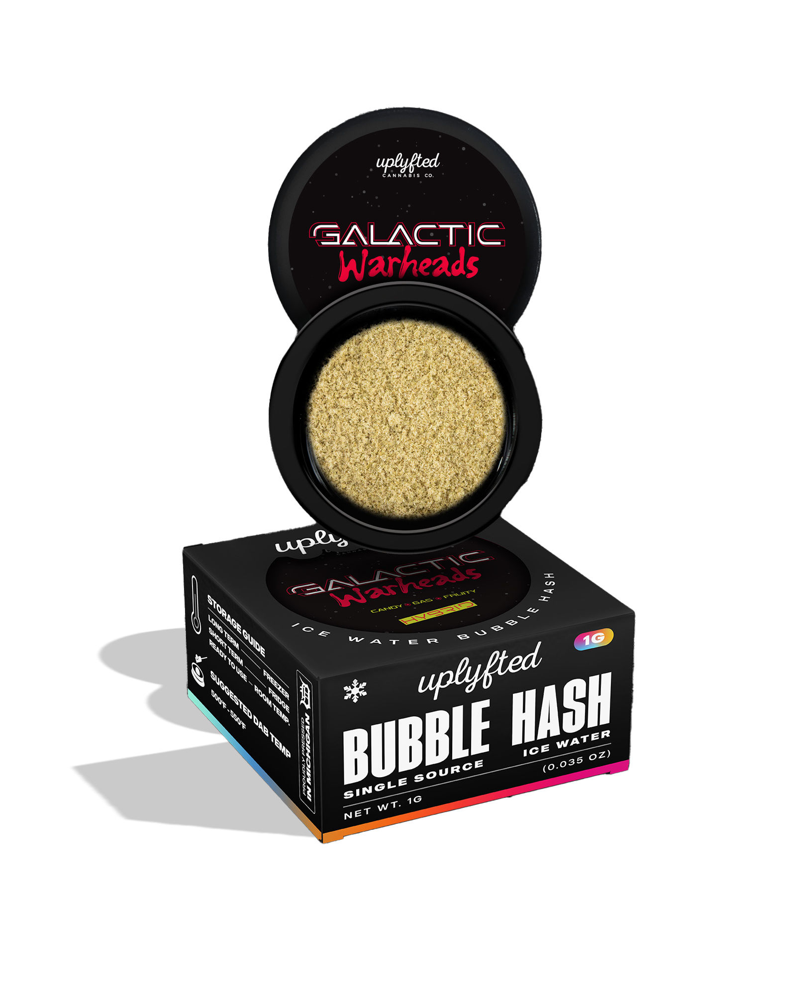 Galactic Warheads Bubble Hash 1g, 1 of 1