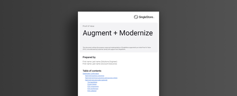 Proof of Value: Augment + Modernize