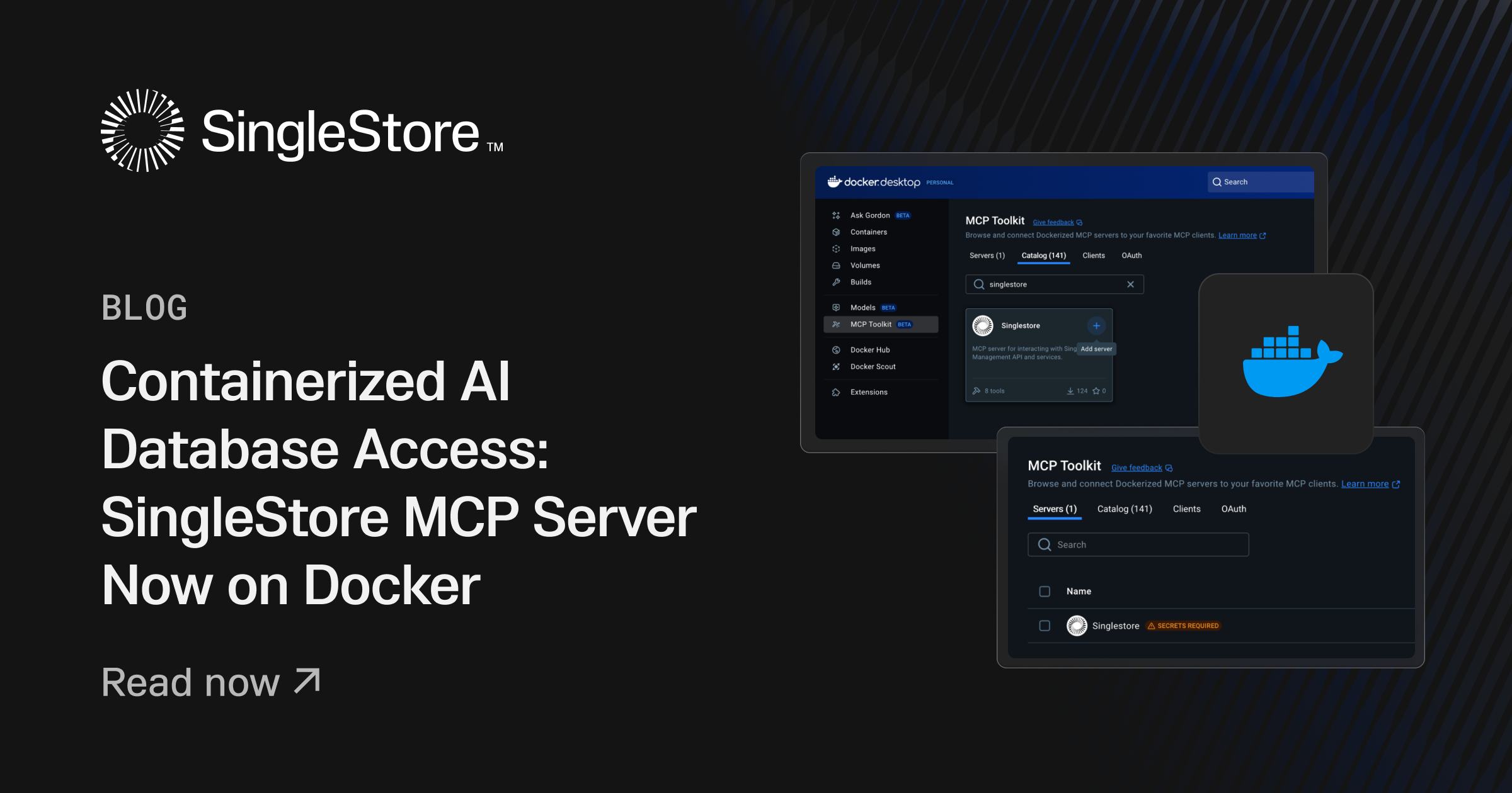 Containerized AI Database Access: SingleStore MCP Server Now on Docker Feature image