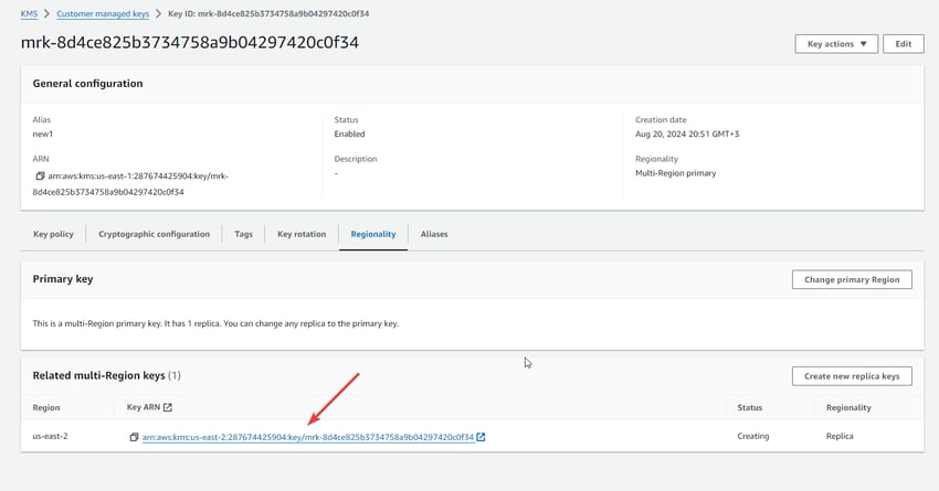 Options for Creating the KMS Key for the Secondary Region in AWS- image 2.