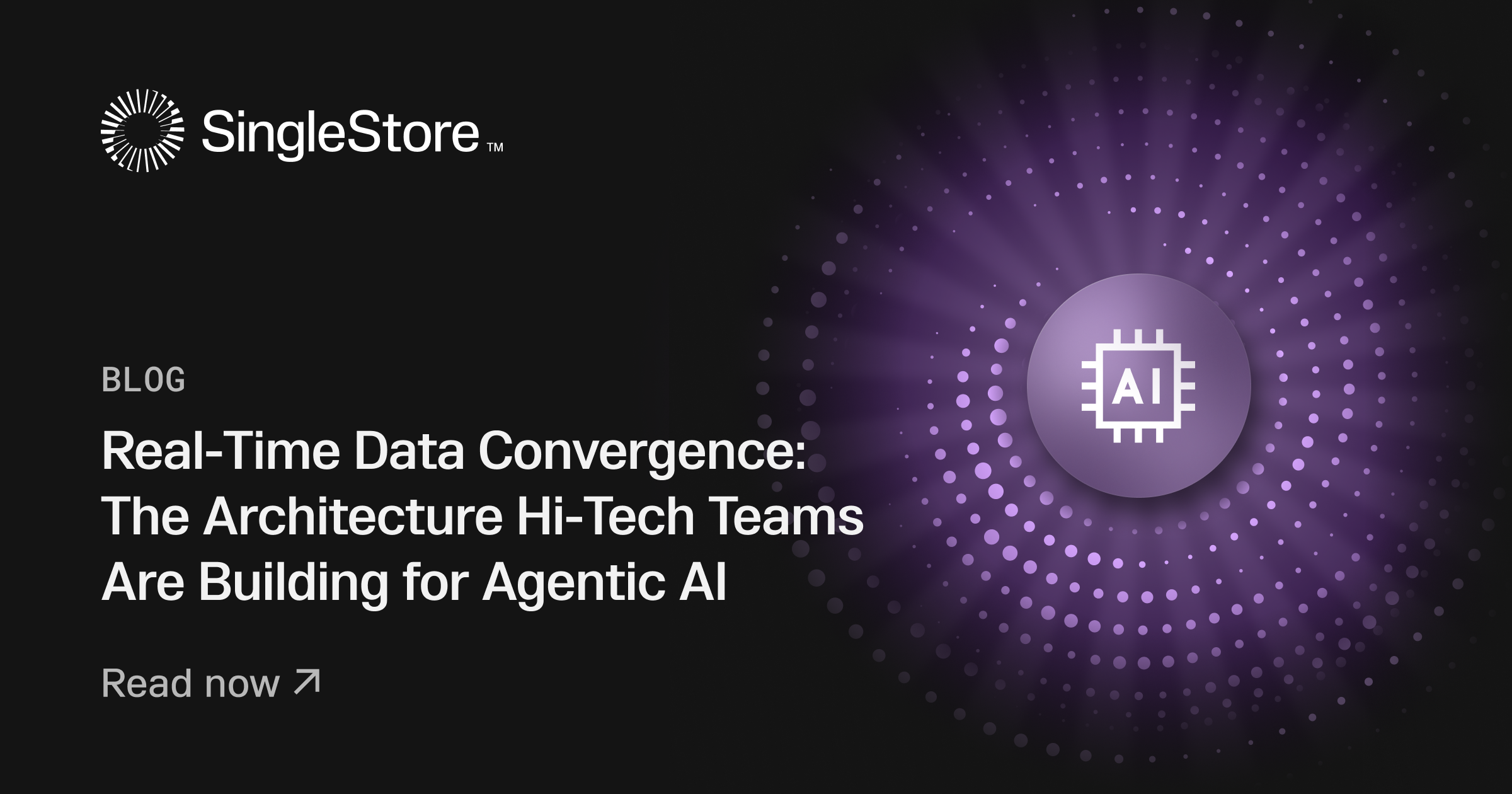 Real-Time Data Convergence Architecture for Agentic AI