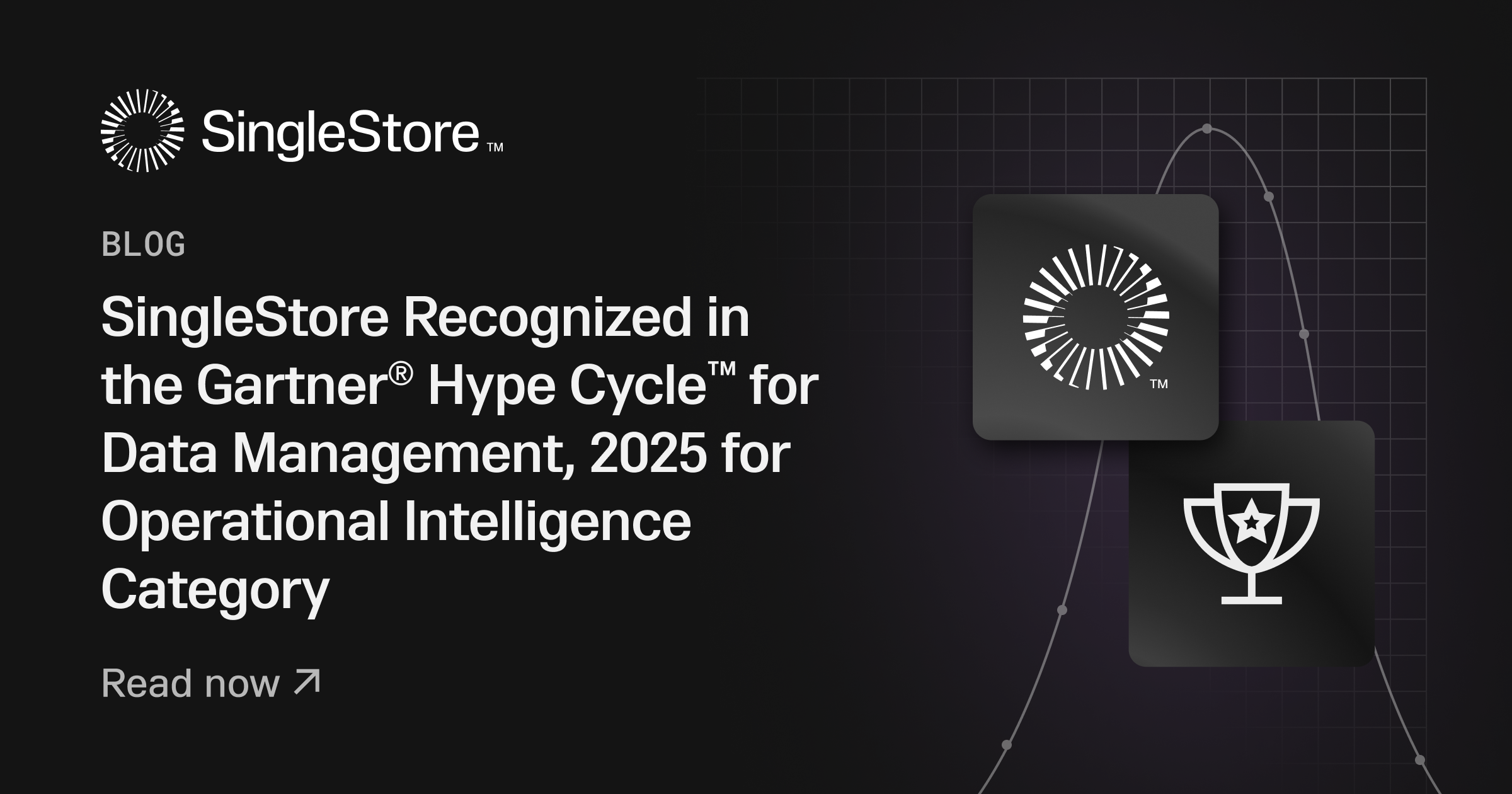 SingleStore Recognized in the Gartner® Hype Cycle™ for Data Management, 2025 for Operational Intelligence Category Feature image