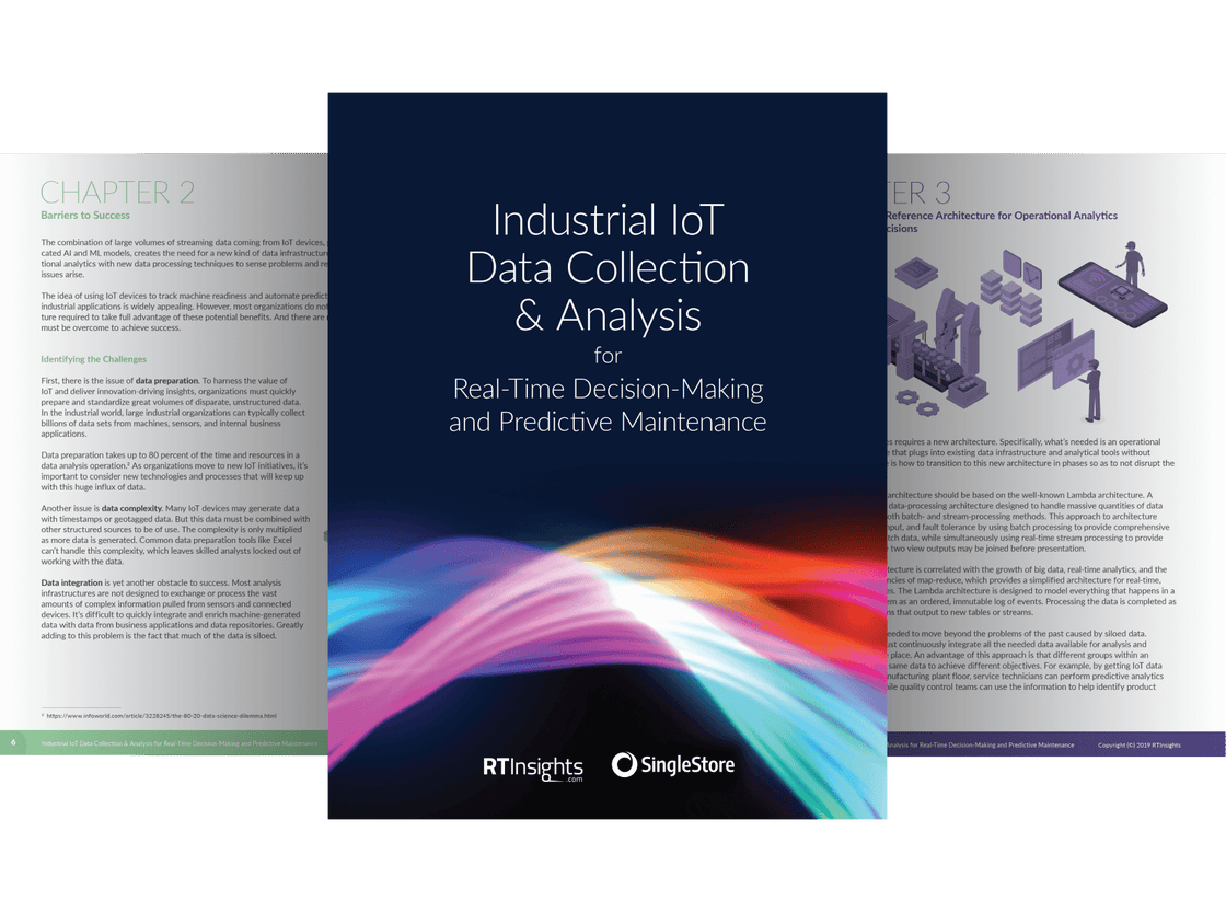 RT Insights ebook - "Industrial IoT Data Collection & Analysis for Real-Time Decision-Making and Predictive Maintenance"