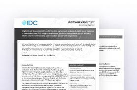 IDC: DAR Realizes Dramatic Performance Gains at Affordable Cost with SingleStore
