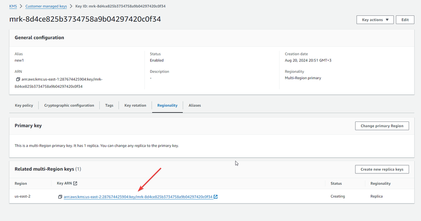 Options for Creating the KMS Key for the Secondary Region in AWS- image 2.