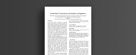 Cloud-Native Transactions and Analytics in SingleStore