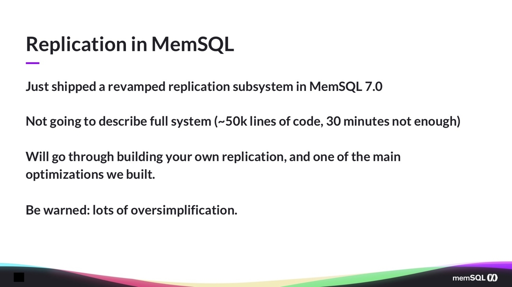 SingleStoreDB Self-Managed 7.0 has a revamped system for synchronous replication.