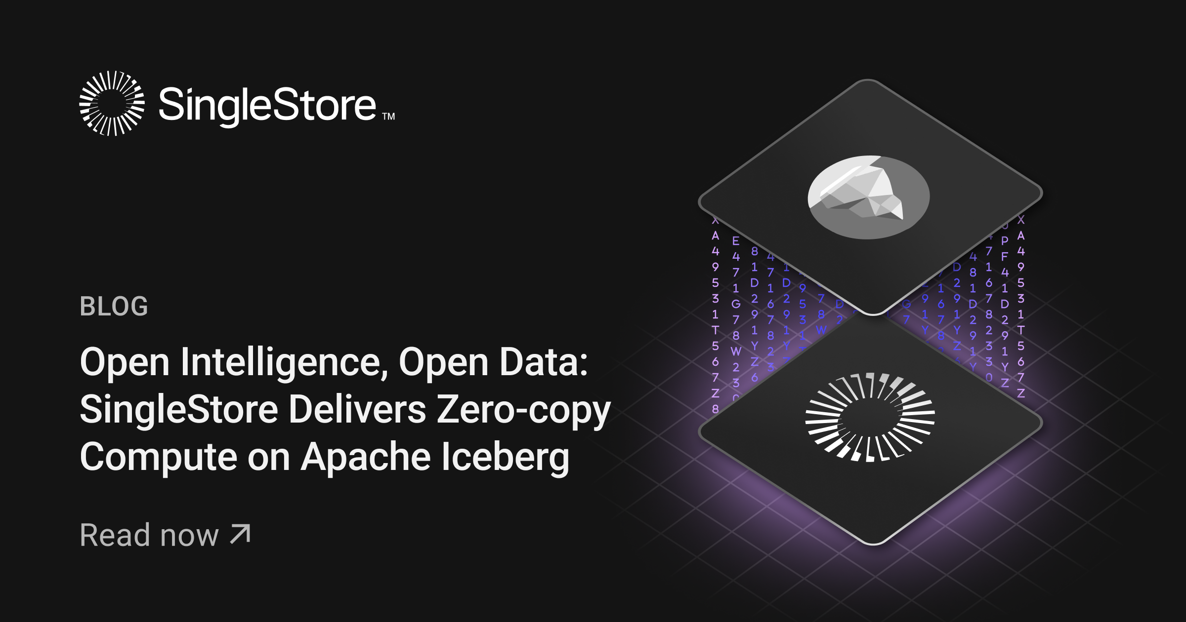 Open Intelligence, Open Data: SingleStore delivers Zero-copy Compute on Apache Iceberg