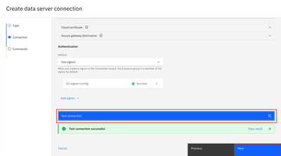 Connect with IBM Cognos Analytics · SingleStore Documentation