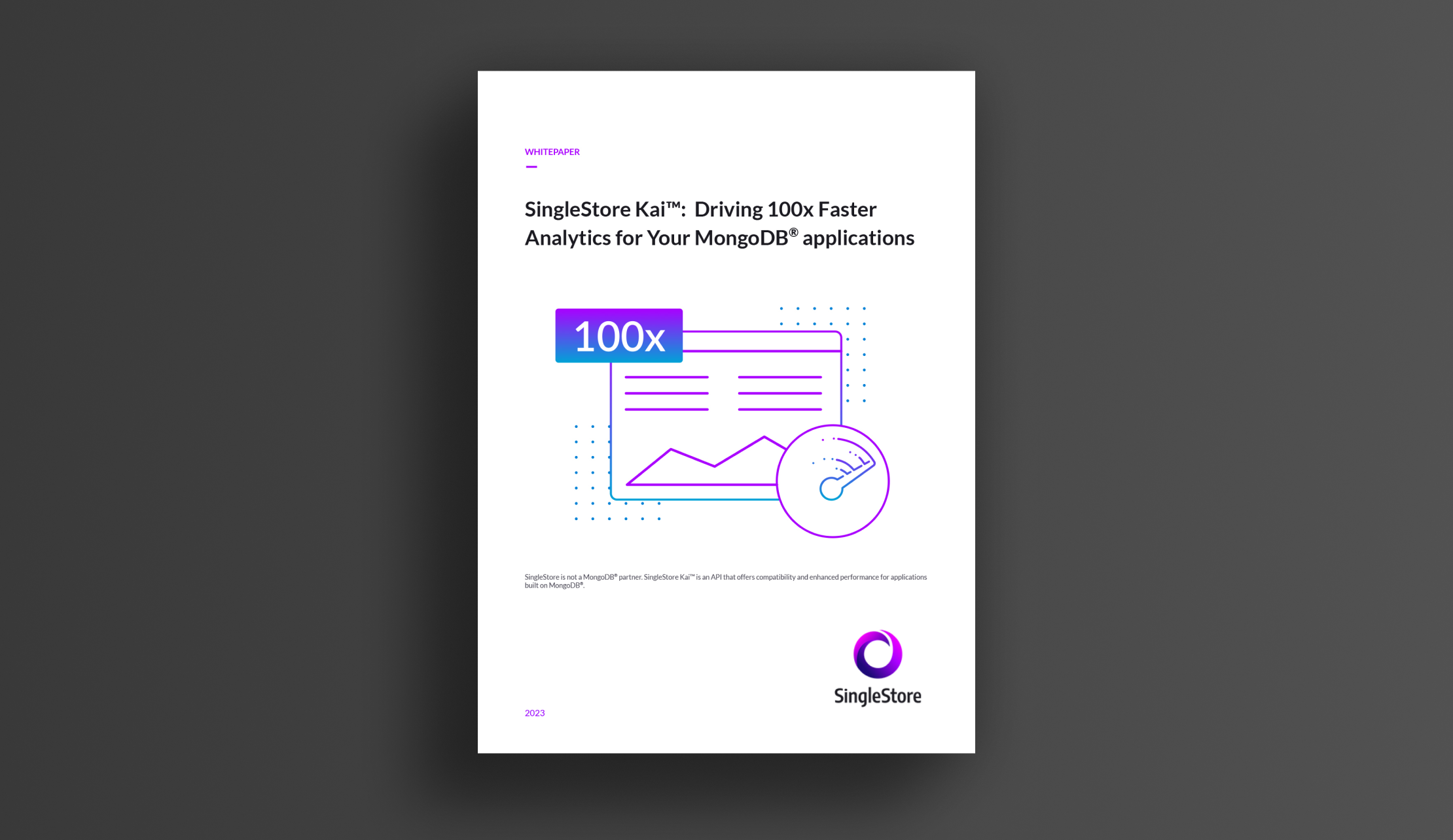 SingleStore Kai™: Driving 100x Faster Analytics for Your MongoDB® Apps