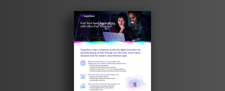 Fuel Your SaaS Applications With Ultra-Fast Analytics