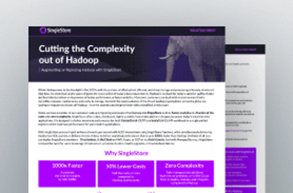 Cutting the Complexity Out of Hadoop