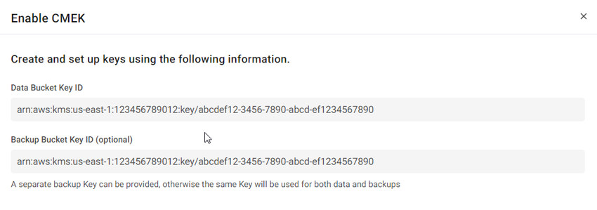 Configuring CMEK During Replication > second region> step 3