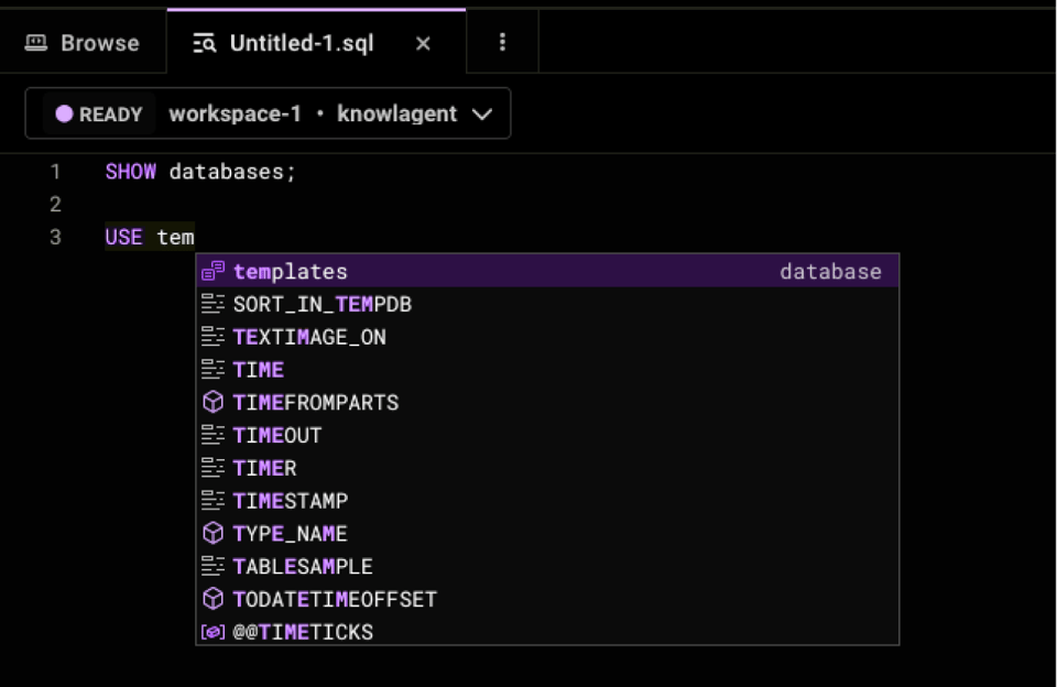 A Better Developer Experience With Our Enhanced SQL Editor: Tabs ...