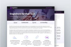 Industry Brief - SingleStore for High Tech