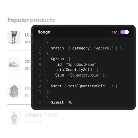 SingleStore Kai query