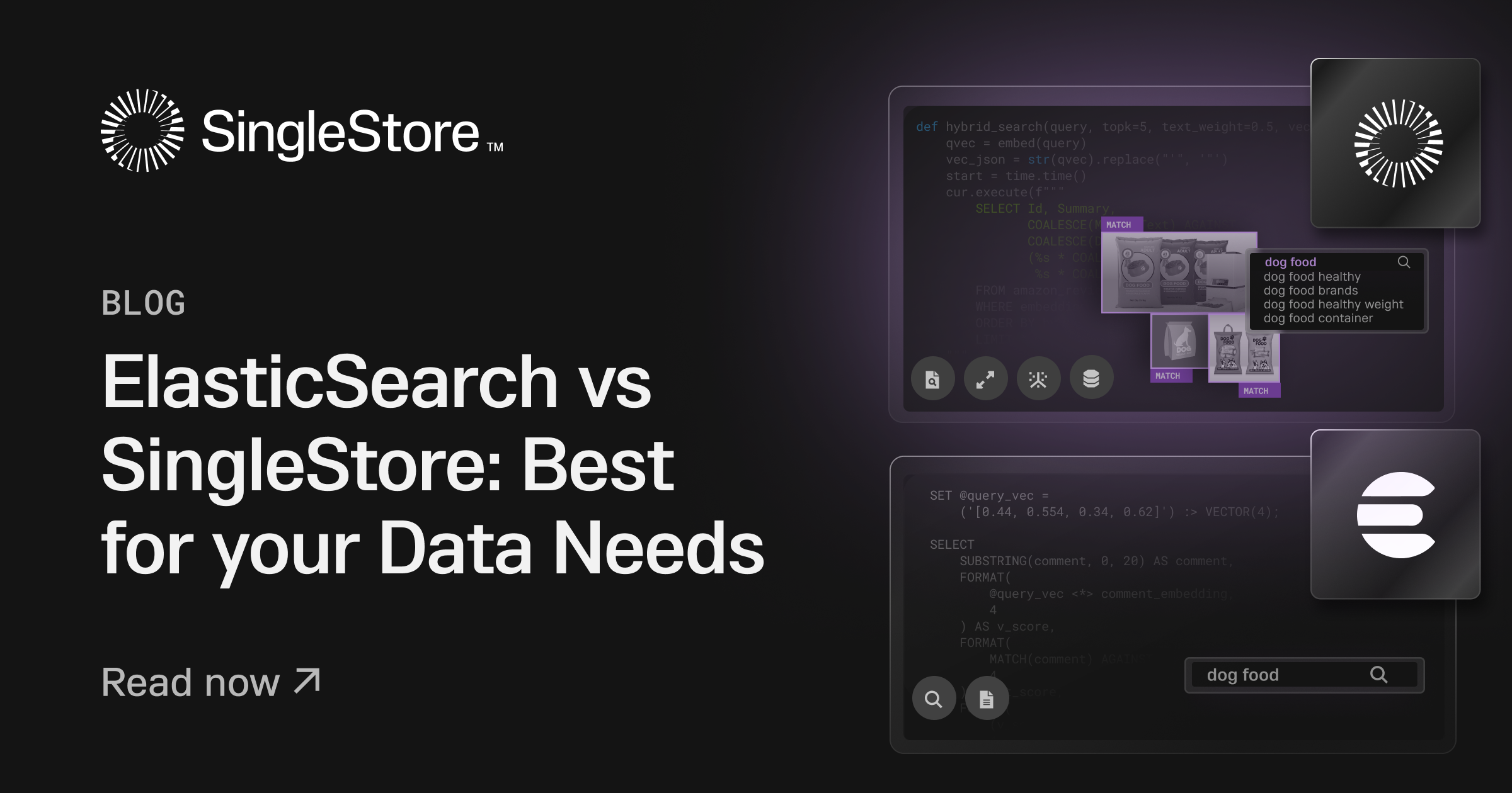 Elasticsearch vs. SingleStore: What’s Best for Your Data Needs? Feature image