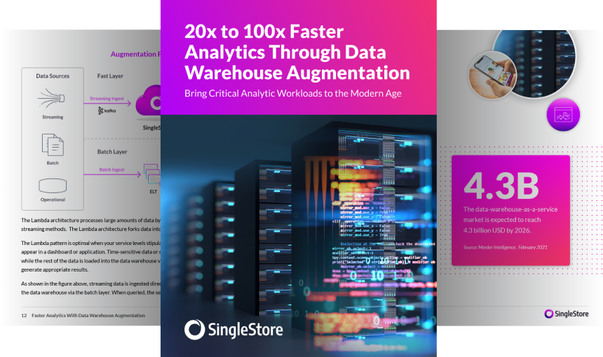 20x to 100x Faster Analytics Through Data Warehouse Augmentation Preview