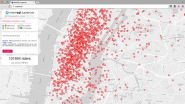 Real-Time Geospatial Intelligence with Supercar