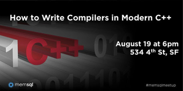 How to Write Compilers in Modern C++ – Meetup with Drew Paroski