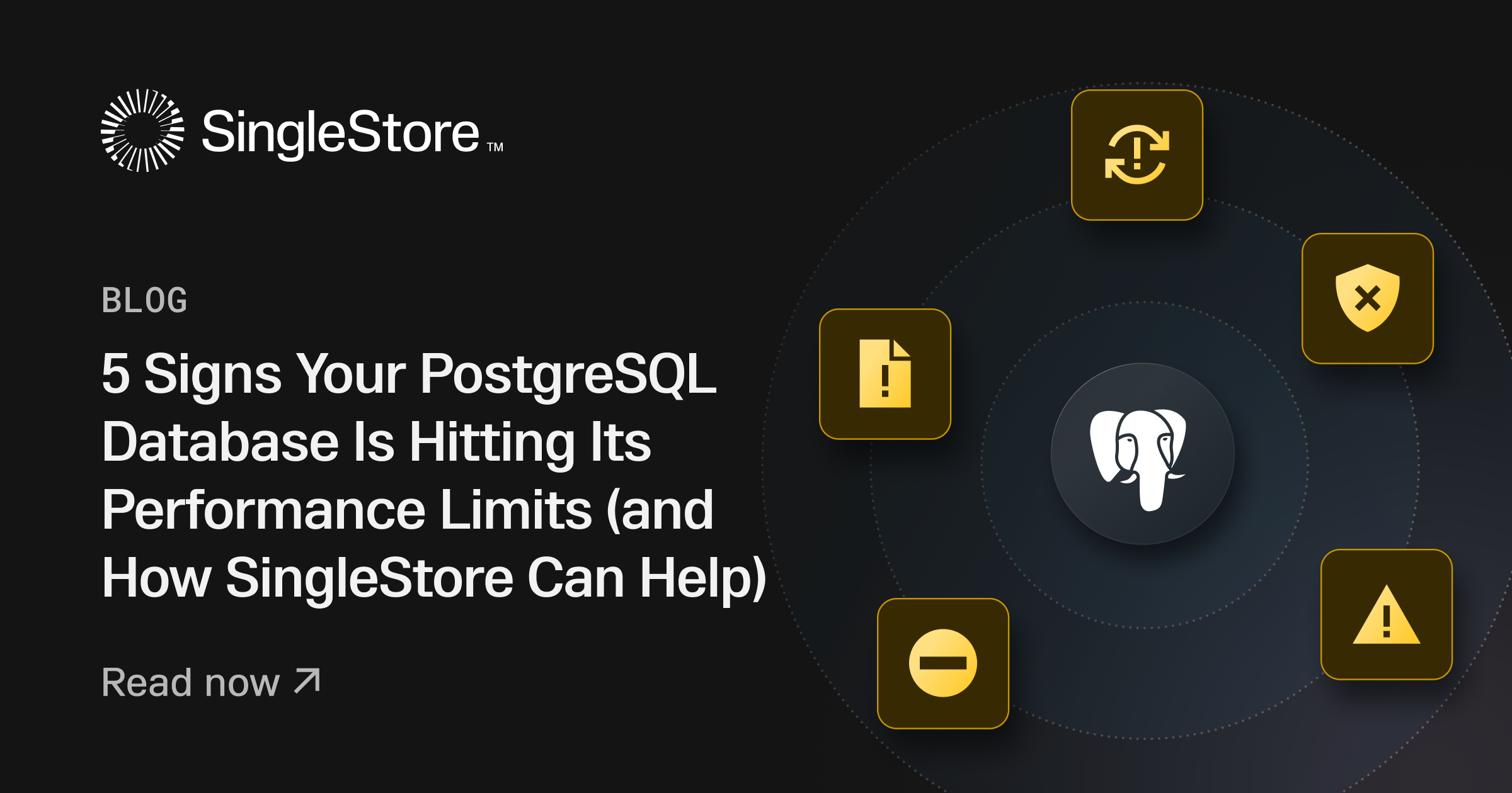5 Signs Your PostgreSQL Database Is Hitting Its Performance Limits (and How SingleStore Can Help) Feature image