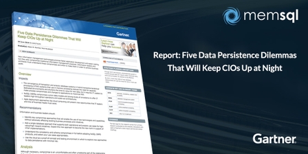 Five Data Persistence Dilemmas CIOs Will Face