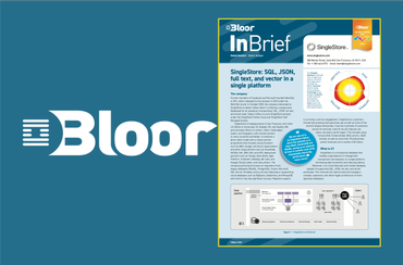 Bloor Research: SQL, JSON, full text, and vector in a single platform