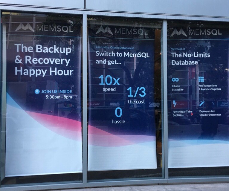 SingleStore emphasized its nature as a fast database with strong price-performance at Oracle OpenWorld 2018