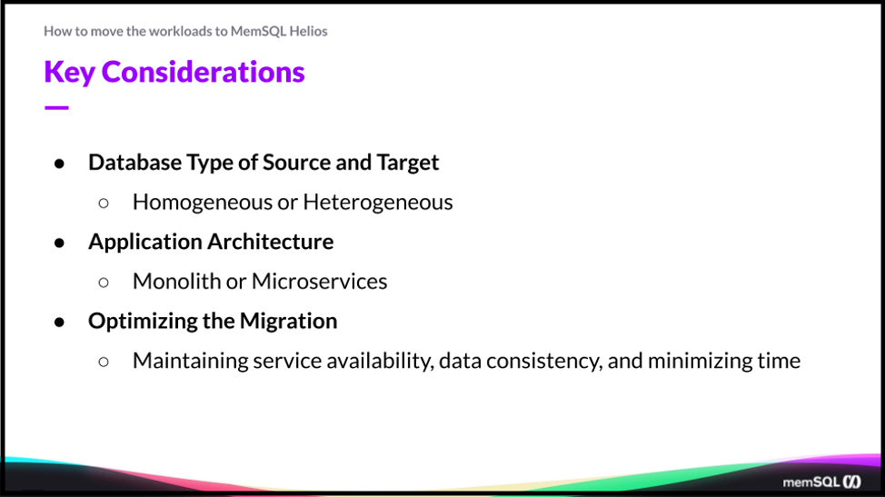 For a successful cloud data migration, assess the database type of the source and the target database.