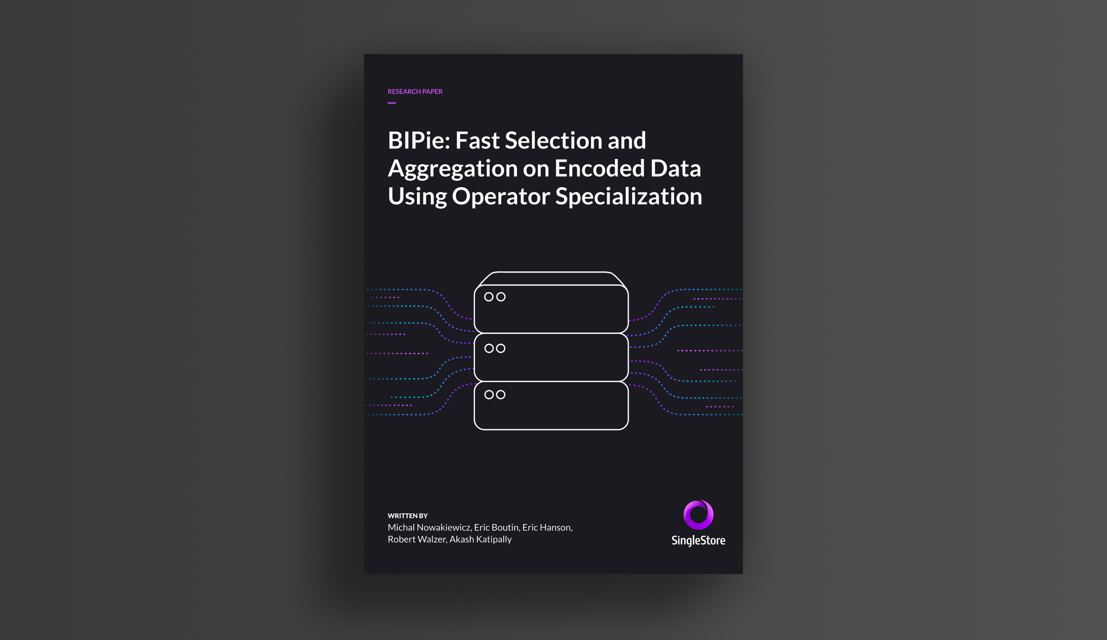BIPie: Fast Selection and Aggregation on Encoded Data Using Operator Specialization