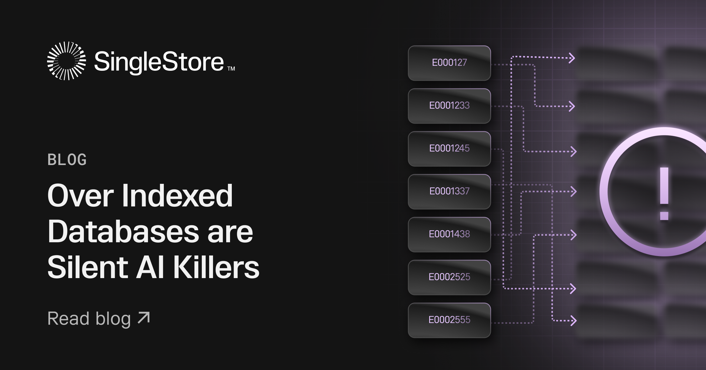 Over-indexed databases are silent AI killers Feature image