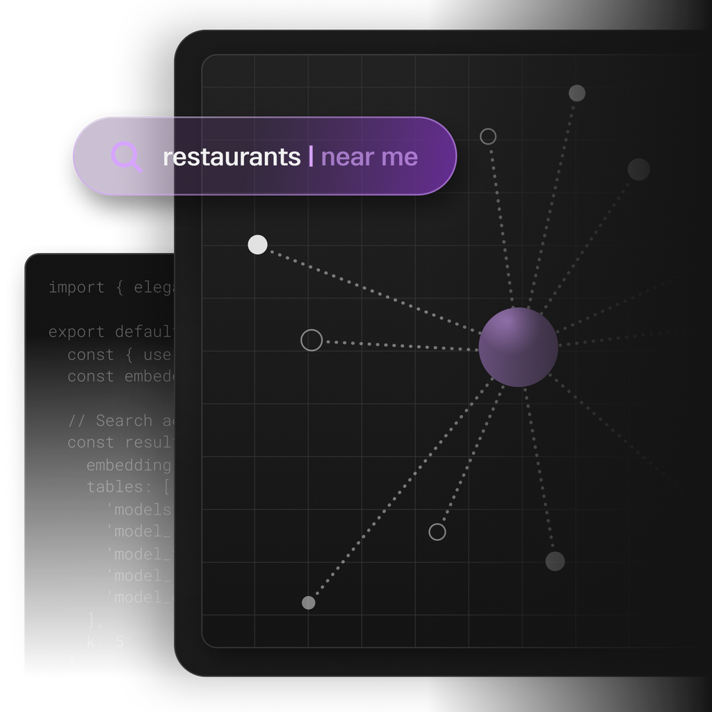 Vector and structured search in one engine