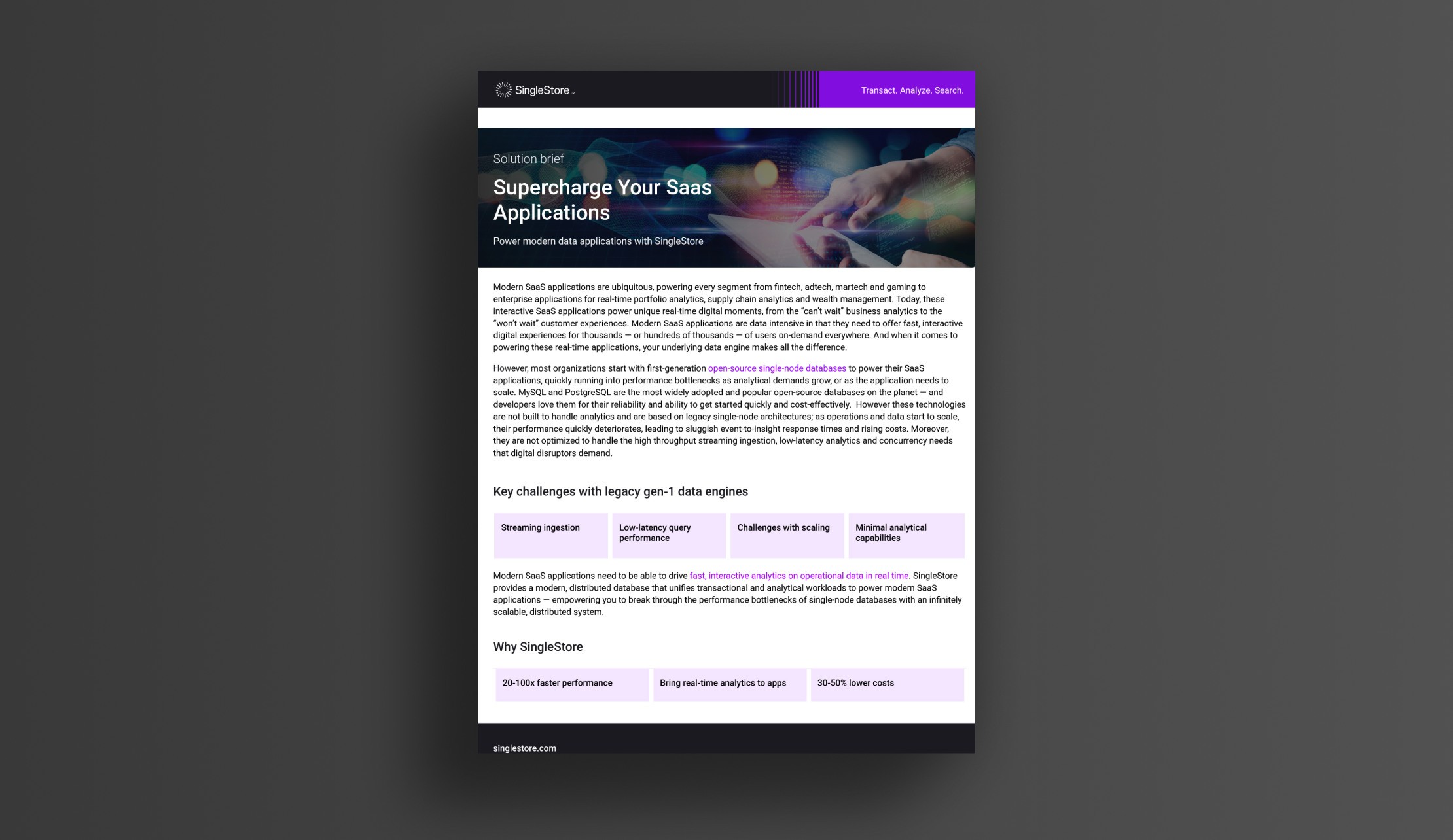 Supercharge your SaaS Applications