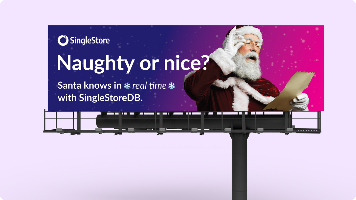 SingleStore Billboards: Sky-High Stories