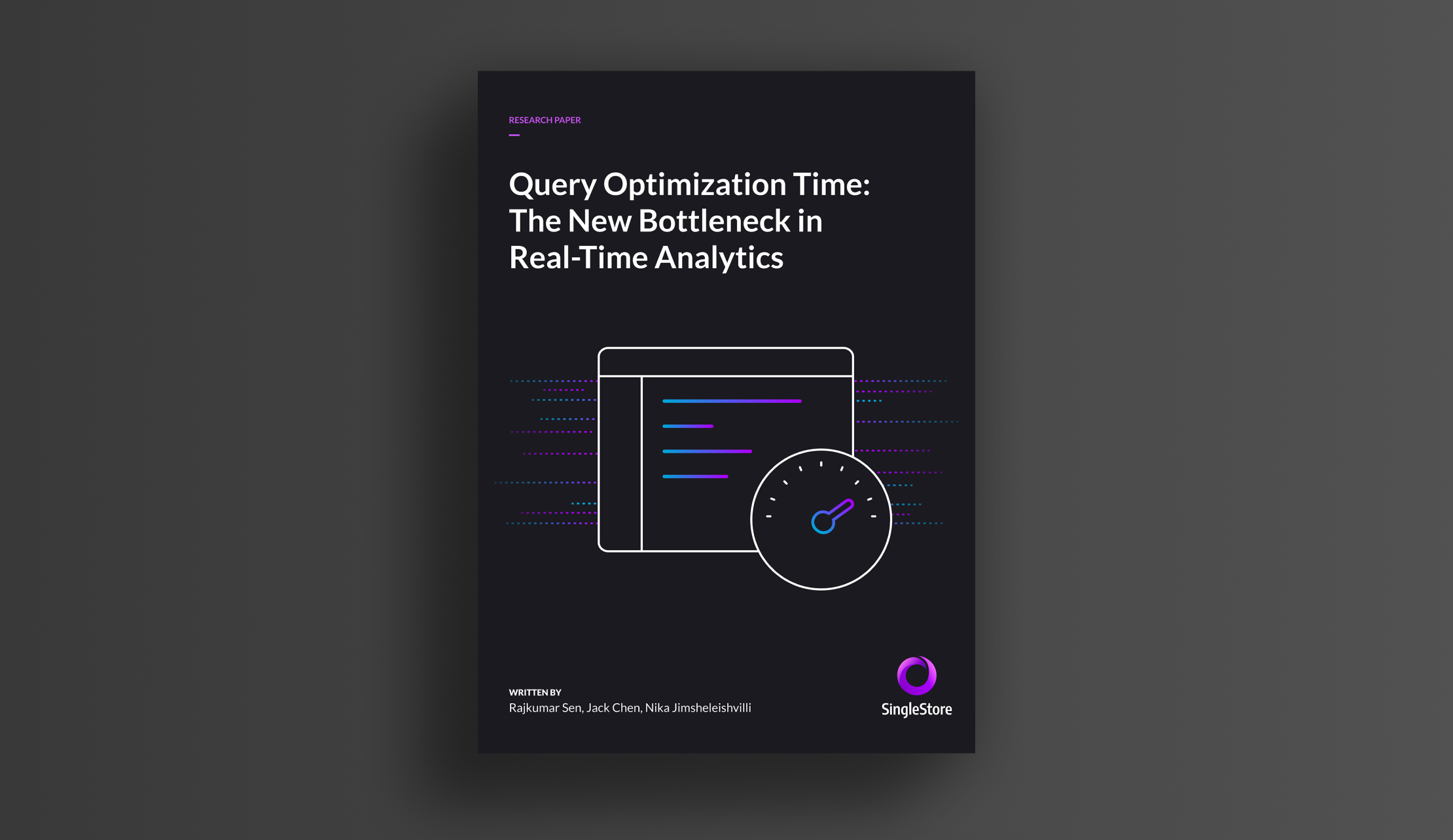 Query Optimization Time: The New Bottleneck in Real- time Analytics