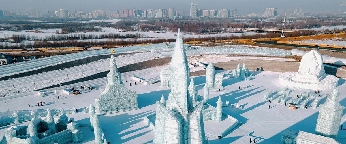 Harbin International Ice and Snow Sculpture Festival.