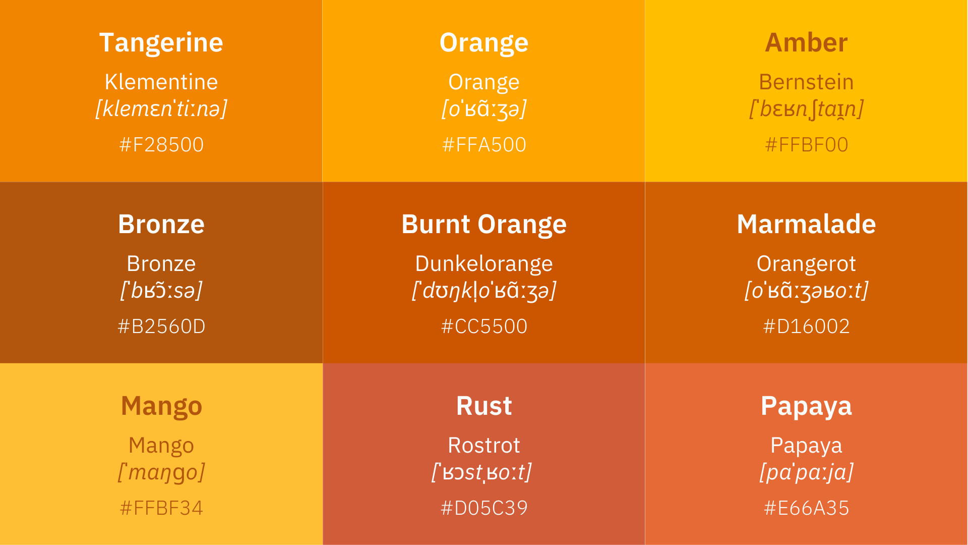 Colors In German: 90 Mesmerizing Shades From Lilac To Lemon