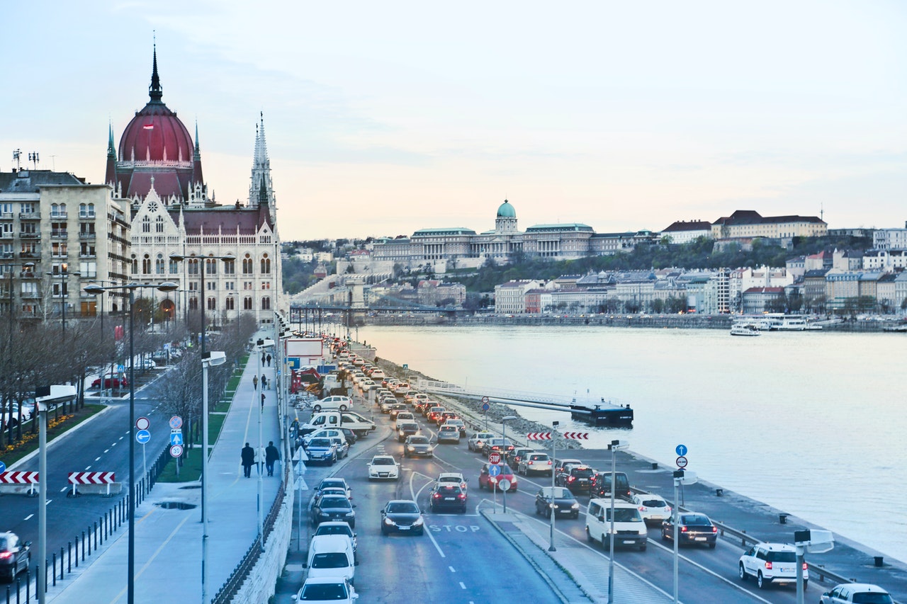 Beautiful scene in Budapest, Hungary which is a country topping the charts of the hardest languages to learn for English speakers