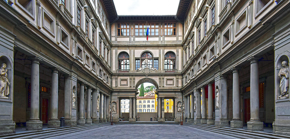 Enjoy the weather in Italian with a visit to the Uffizi museum in Florence.