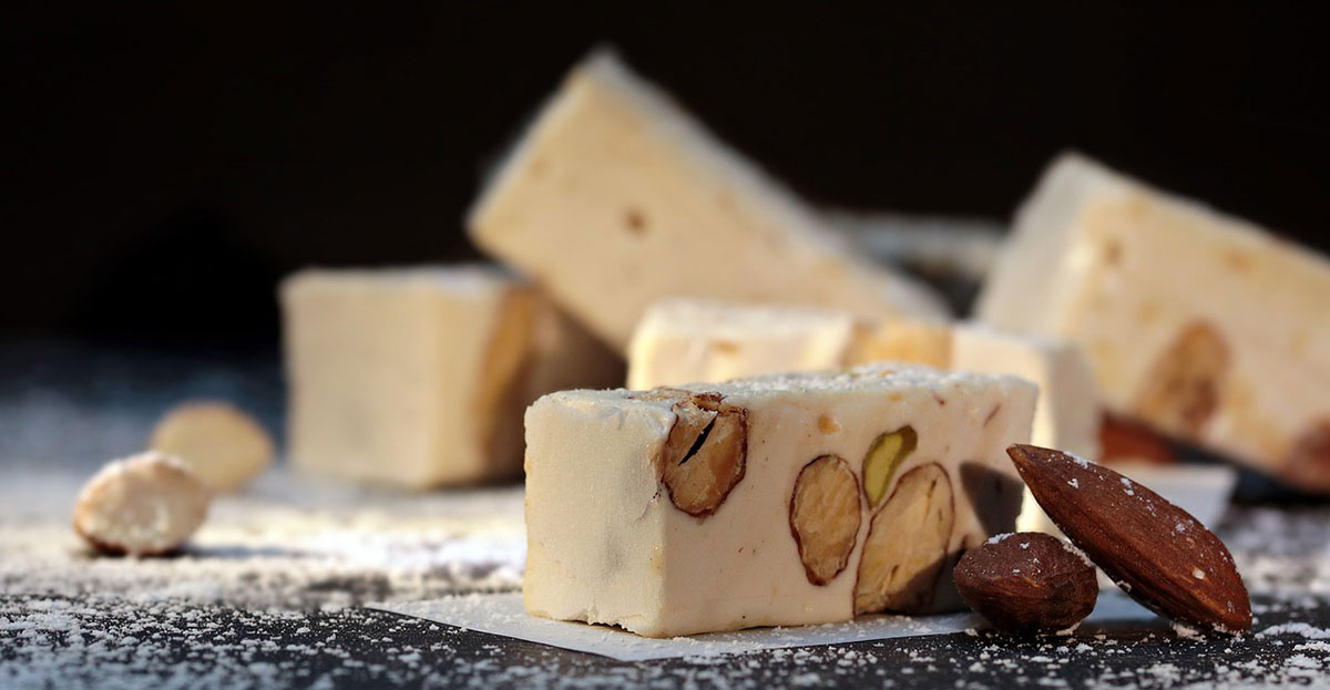 During the Christmas season, turrón is a popular gift and a staple dessert at holiday gatherings and celebrations throughout Spain.