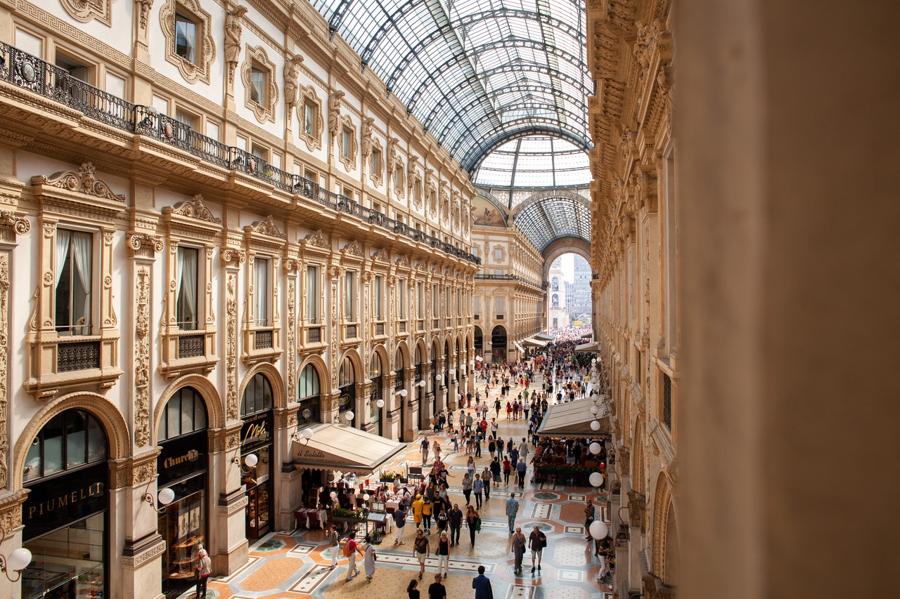 Visiting Milan during time in Italy.